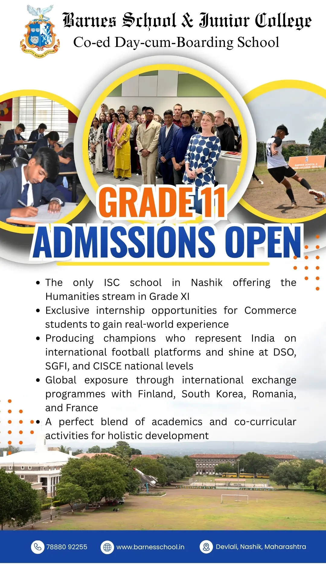 Grade 11 Admisions 2026 - 27